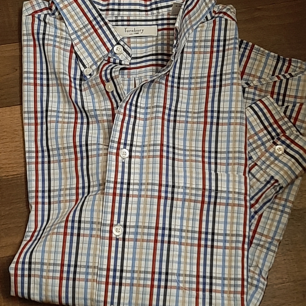 Turnberry Button Down Male Long Sleeve Shirt